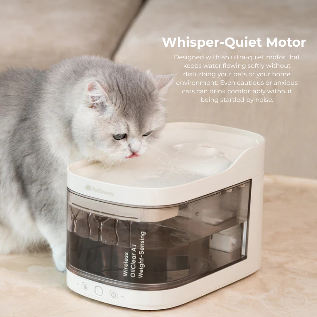 Fuente de agua inalámbrica para mascotas