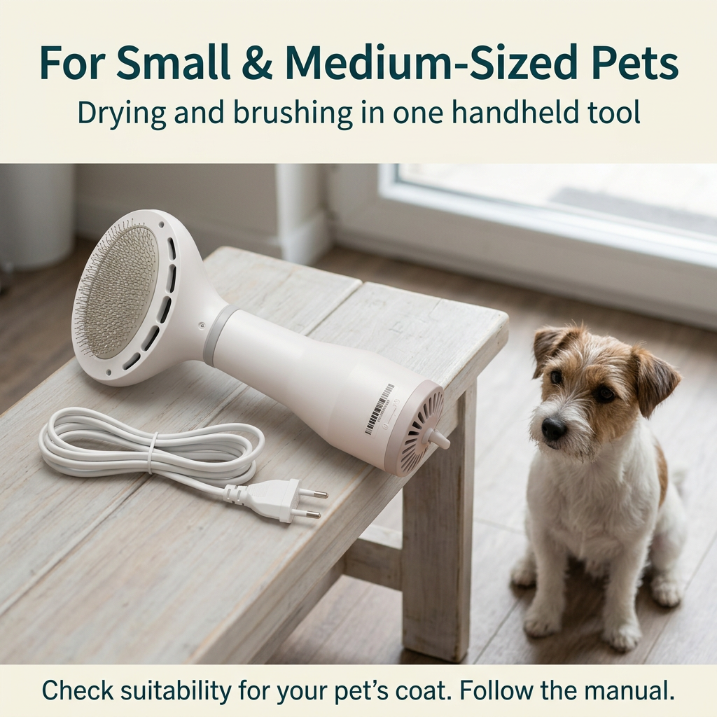 Realistic dryer feature image for small and medium-sized pets